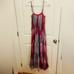 Midnight Sun gauzie Tie die sundress